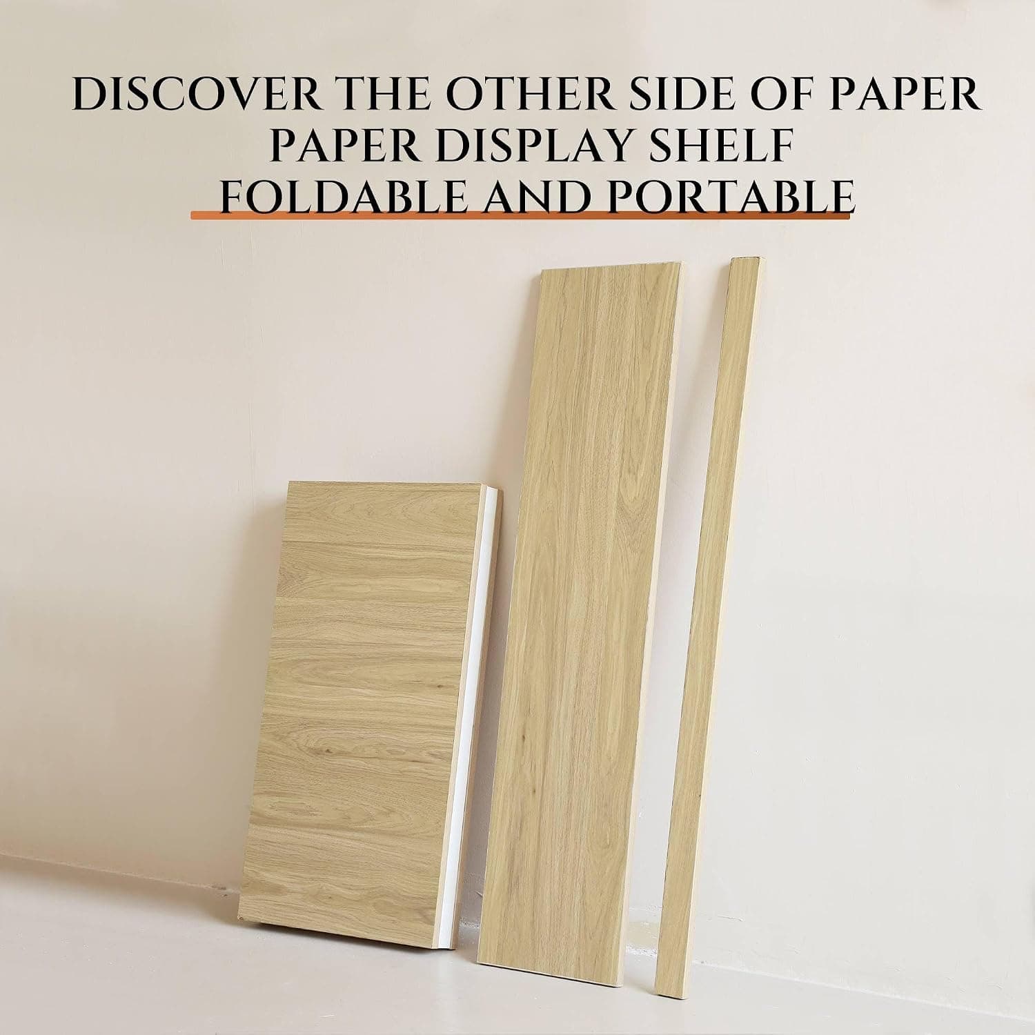 HELLOpoper Folding Room Partition Screen in Kraft Paper Material,Multi-Purpose for Offices,Living Rooms,Beauty Salons,Partition Screen