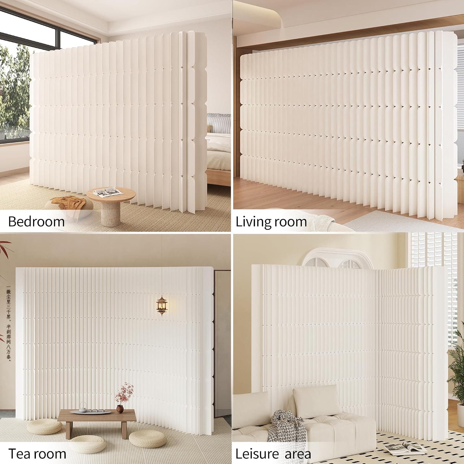 HELLOpoperRoom Divider Privacy Screen Foldable Freestanding Crafted from Kraft Paper Flexible for Versatile Use in Offices Living Rooms and Salons
