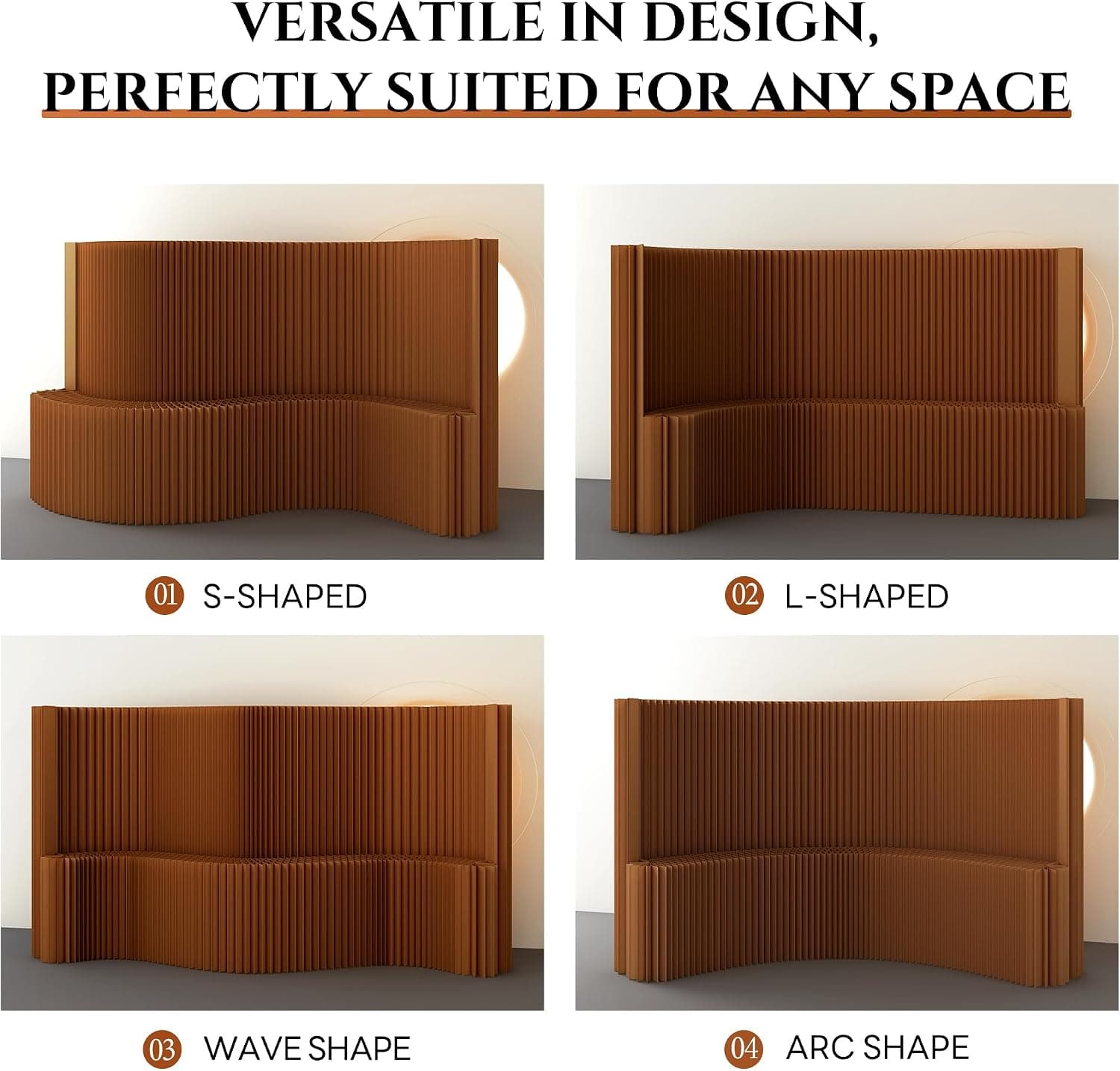 HELLOpoper Foldable Paper Art Display Stand with Shelves, Eco-Friendly, for Exhibition, Sample, Cosmetics, Bags, Shoes Commercial Use