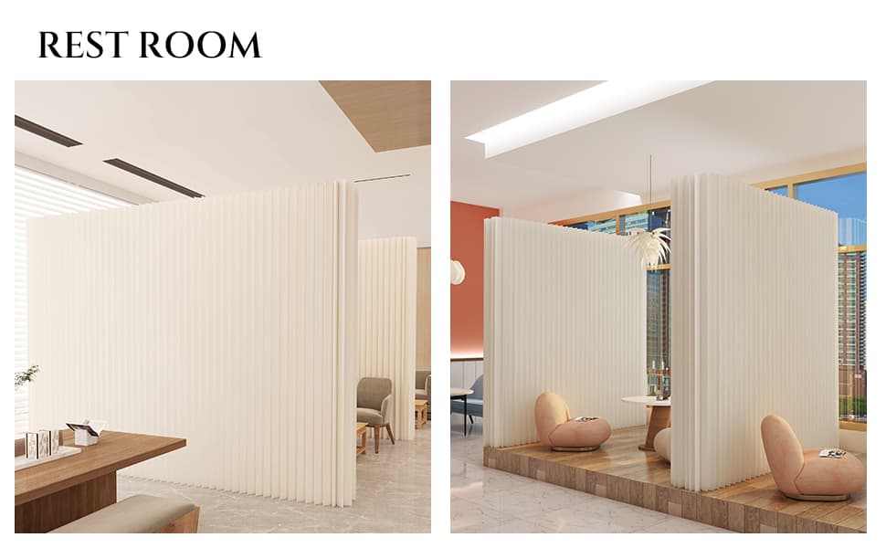 HELLOpoper room divider in an interior setting