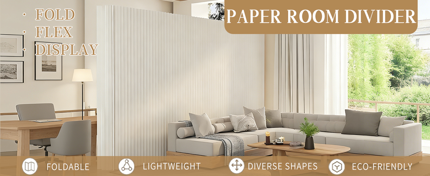 HELLOpoper foldable room divider product details 1